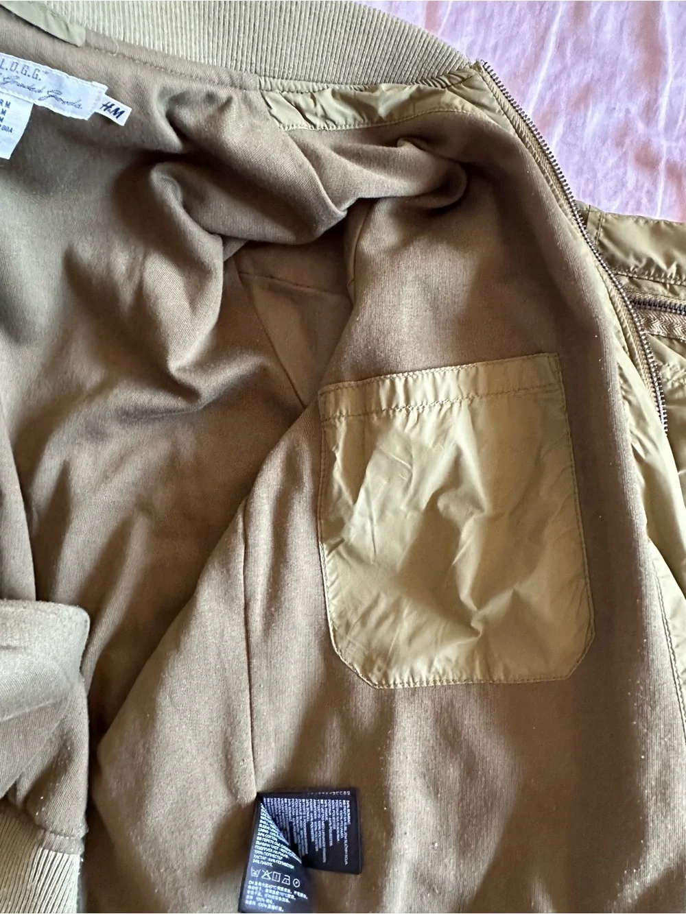 H&M Olive Green Bomber Jacket